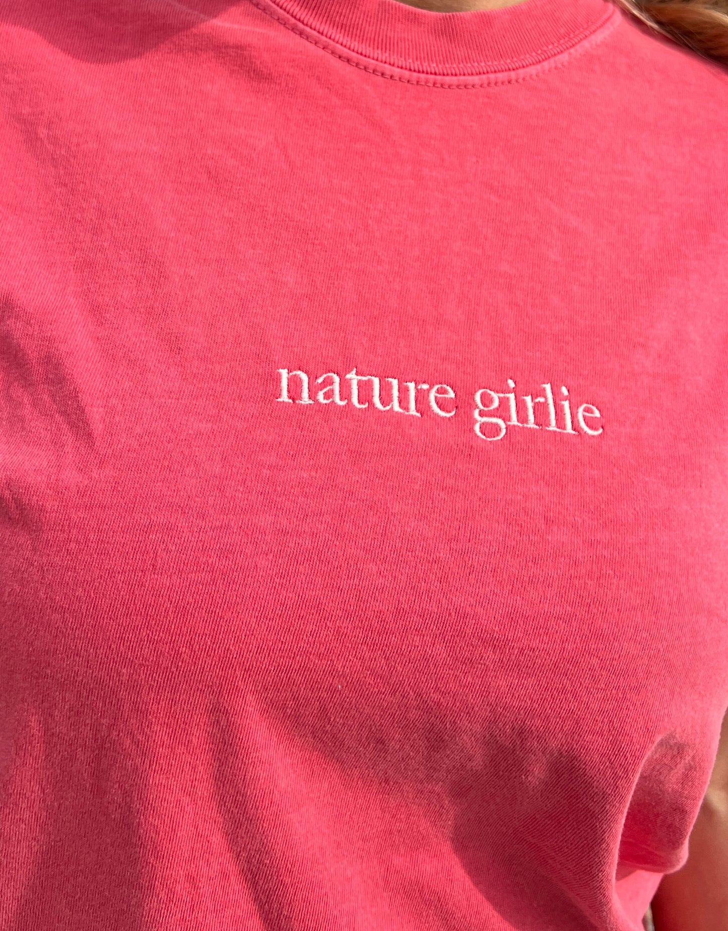Nature Girlie T- Pink